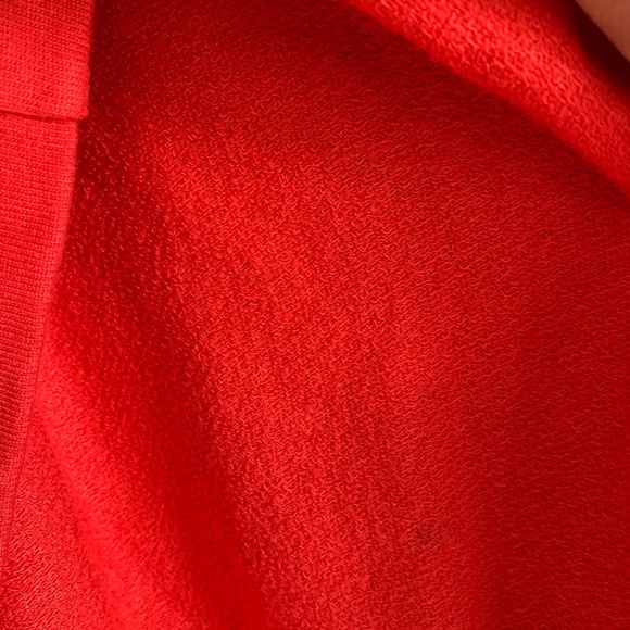 Sundry Raglan sleeve Heart print Sweatshirt Cherry - Picture 9 of 13